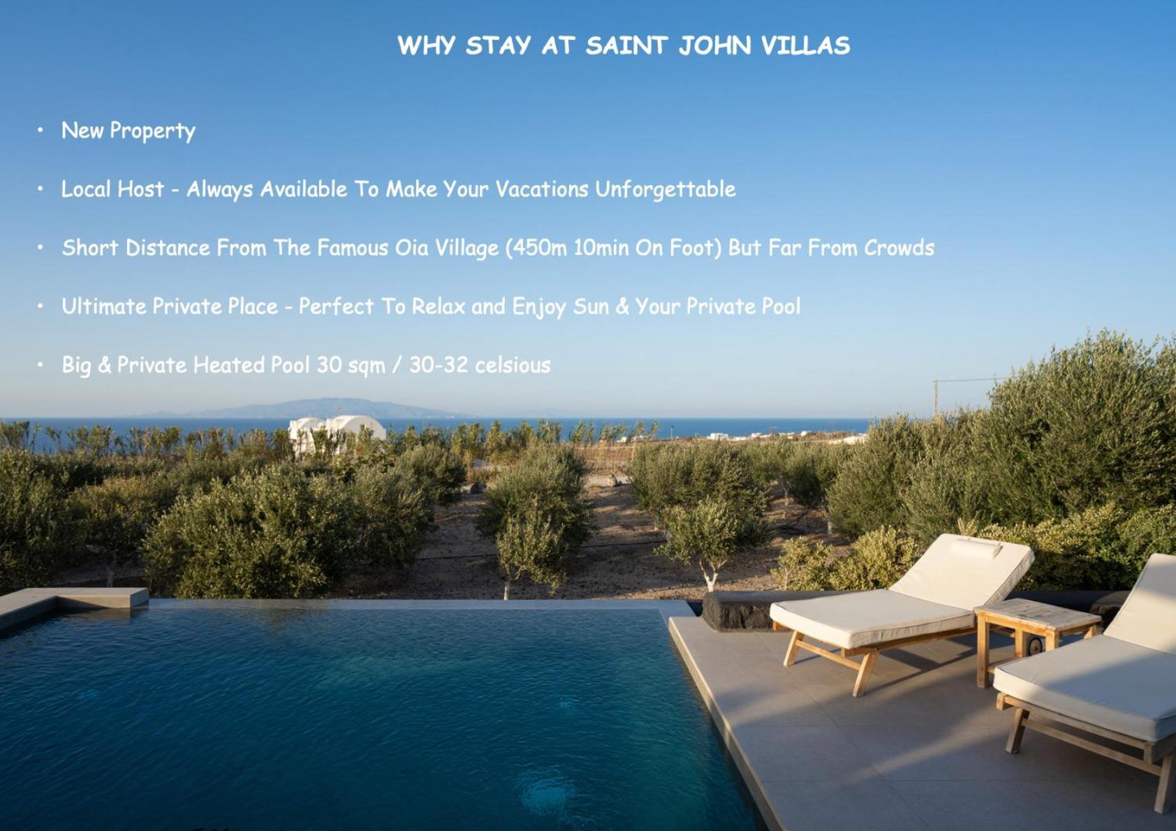 Saint John Oia-Exclusive Private Heated Pool Villas Extérieur photo